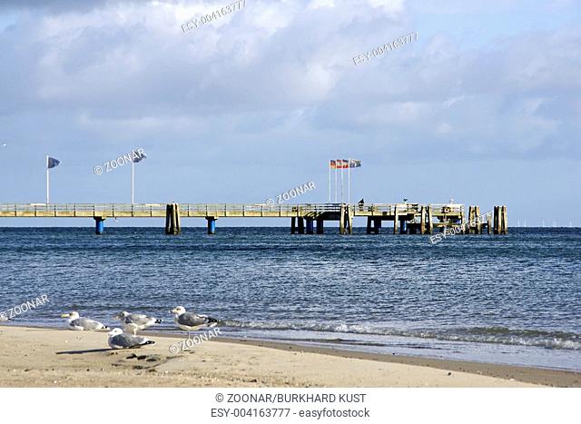 Pier in Dahme, Baltic Sea, Germany