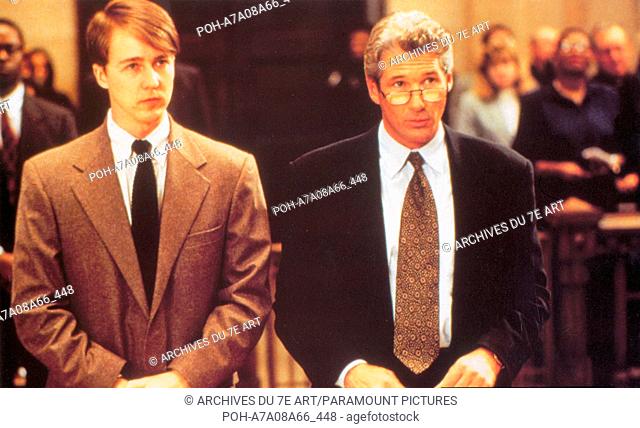 Primal Fear  Year: 1996 USA Richard Gere, Edward Norton  Director: Gregory Hoblit Photo: Ron Phillips. It is forbidden to reproduce the photograph out of...
