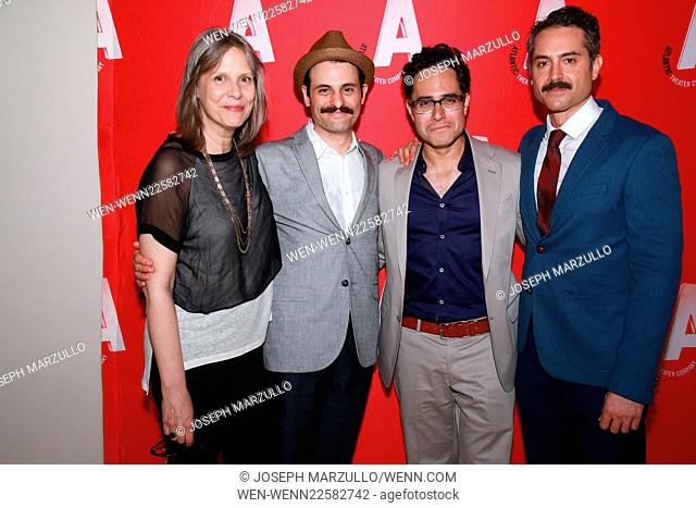 Opening night after party for Guards At the Taj at the Atlantic Theater Company - Arrivals. Featuring: Amy Morton, Arian Moayed, Rajiv Joseph