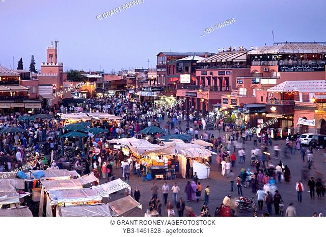 Djemaa al fna square, Marrakech, Morocco