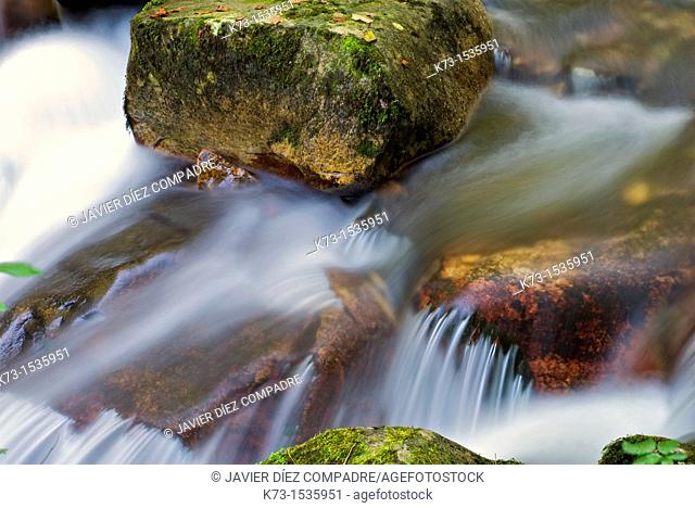 Alba River. Redes Natural Park and Biosphere Reserve. Soto de Agues. Concejo de Sobrescobio. Asturias. Spain