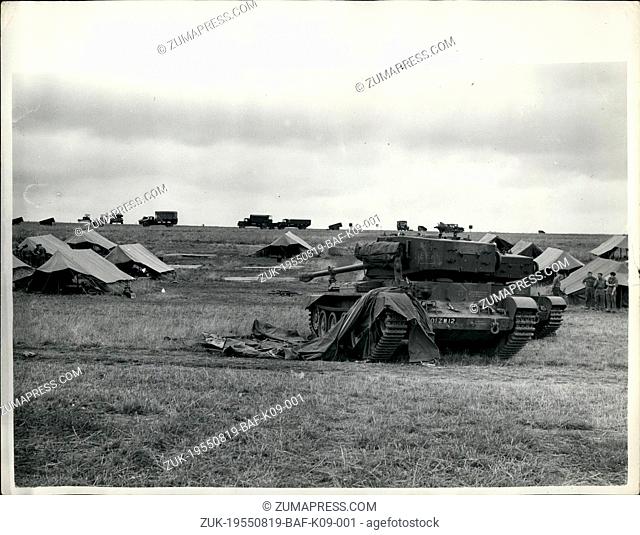 Aug. 19, 1955 - 19-8-55 Experts investigating runaway tanks riddle. Four men killed at Salisbury Army Camp ?¢‚Ç¨‚Äú Four men were killed yesterday and four were...