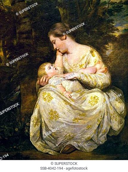 Mrs Richard Hoare with her child by Sir Joshua Reynolds, Wallace Collection, London, United Kingdom