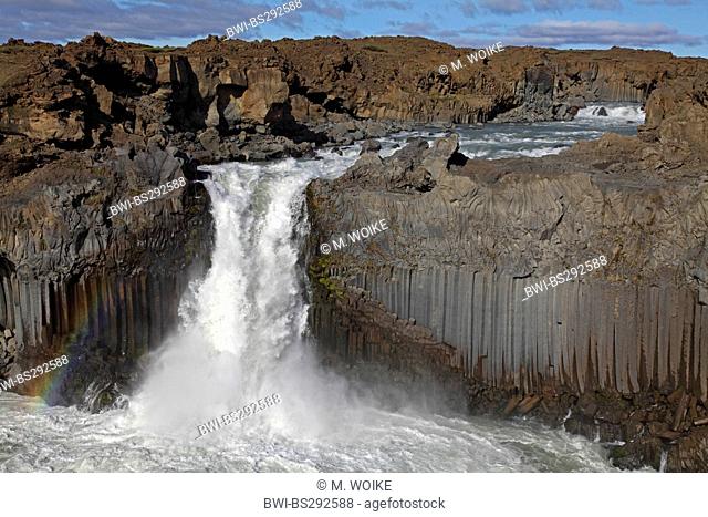 Aldeyjarfoss of river Skj?lfandaflj?t in the highlands, Iceland