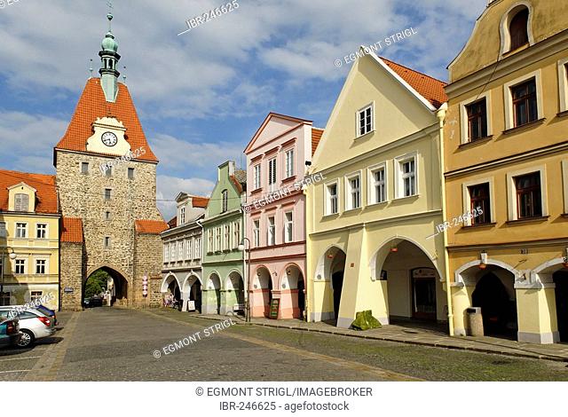 Historic old town of Domazlice, west Bohemia, Czech Republik