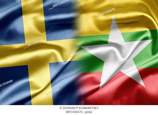 Sweden and Myanmar