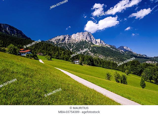 Germany, Bavaria, Upper Bavaria, Berchtesgadener Land (district), Berchtesgaden, district Obergern, Untersberg (mountain)