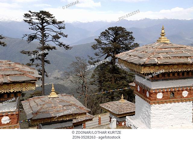 Khangzang Namgyal Chortens, Dochula Pass, Bhutan