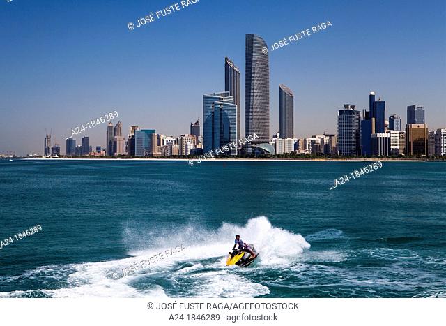 United Arab Emirates UAE, Abu Dhabi City Skyline , Central Market Tower