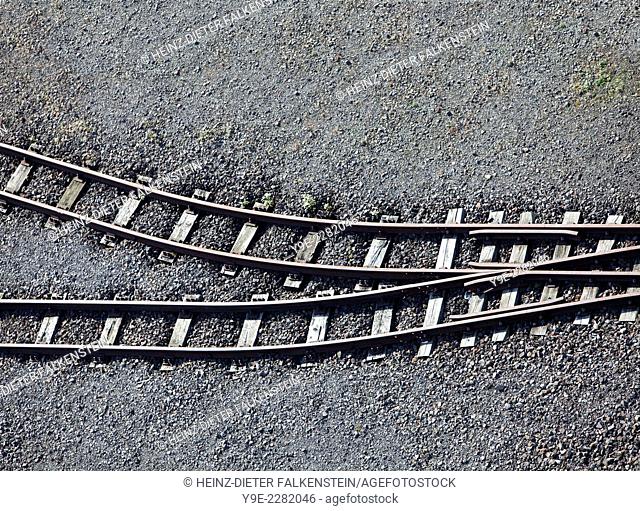 Train tracks, Germany, Europe