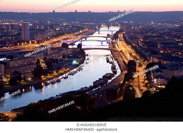 France, Seine-Maritime 76 Rouen, Seine river