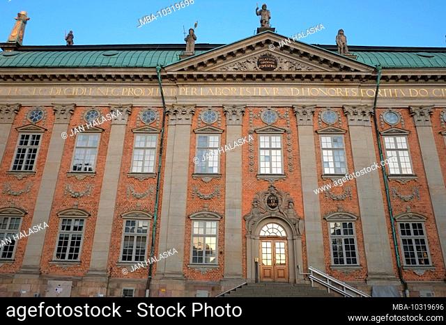 The house of the nobility, Riddarhuset, in Stockholm, Sweden