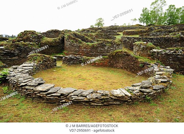 Coaña Hillfort (Iron Age). Principality of Asturias, Spain