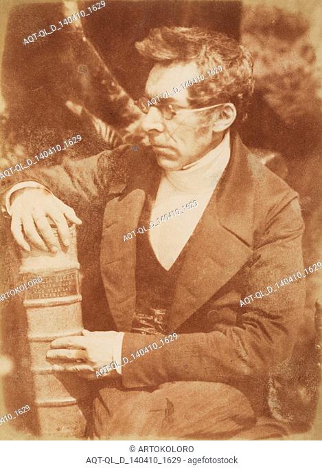 [Rev Dr Abraham Capadose]; Hill & Adamson, Scottish, active 1843 - 1848; 1843 - 1847; Salted paper print from a Calotype negative; Image: 19.4 x 14