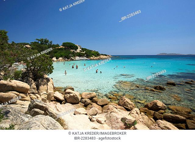 Capriccioli beach, Costa Smeralda, Sardinia, Italy, Europe