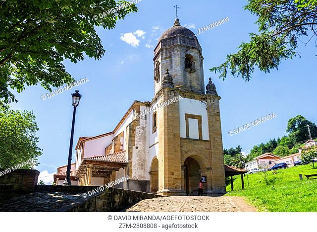Iglesia de Santa María de Sábada. Lastres. Asturias. España. Conjunto histórico artístico
