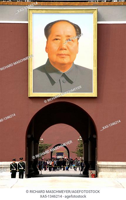 Portrait of Mao Zedong, Gate of Heavenly Peace, Beijing, China