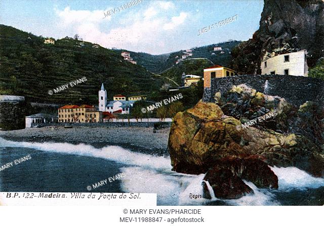 Coastal scene at Villa da Ponta do Sol, Madeira
