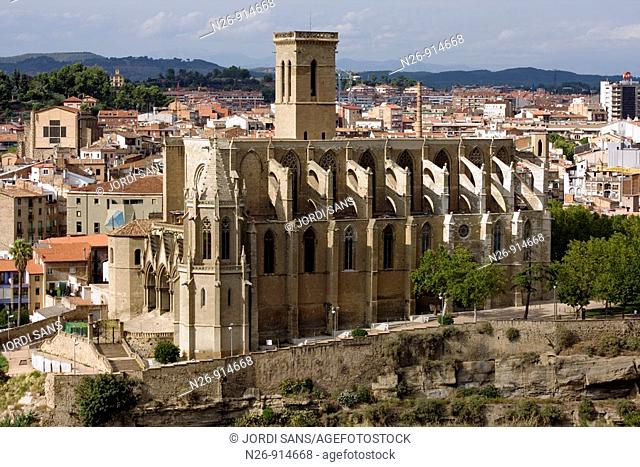 Colegiata Basílica de Santa Maria de Manresa, La Seu  Gótica  Siglos XIV-XV  España, Catalunya, provincia de Barcelona, Bages, Manresa