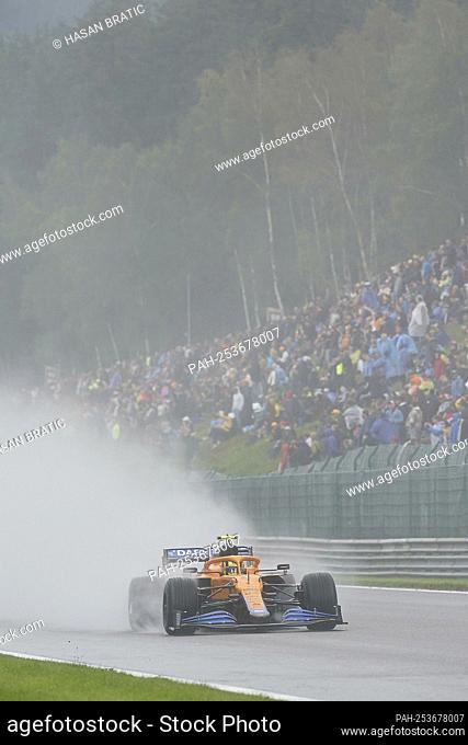 28.08.2021, Circuit de Spa-Francorchamps, Spa-Franchorchamps, FORMULA 1 ROLEX BELGIAN GRAND PRIX 2021, in the picture Lando Norris (GBR # 4), McLaren F1 Team