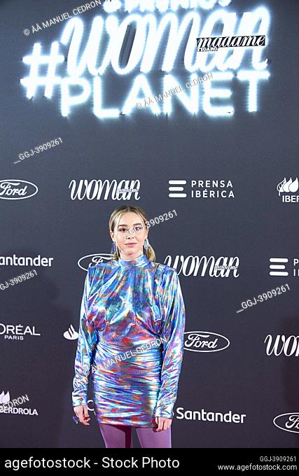 Paula Usero attends Woman Planet Awards from Woman Madame Figaro at Royal Academy of Fine Arts of San Fernando on November 22, 2021 in Madrid, Spain