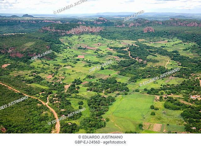 Landscape, Nature, Maracaju Mountain, Mato Grosso do Sul, Brazil