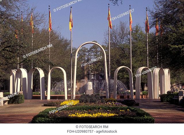 Mobile, AL, Alabama, Spanish Plaza, fountain