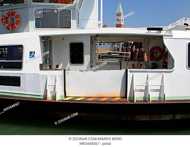 Vessel With Entrance For Disabled Passengers in Venice