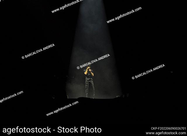 Enrique Iglesias performs at O2 Arena in Prague, Czech Republic, June 8, 2022. (CTK Photo/Andrea Barcalova)