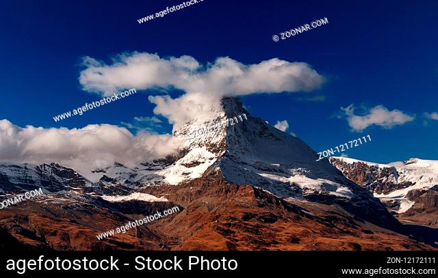 The Alpine region of Switzerland, Matterhorn