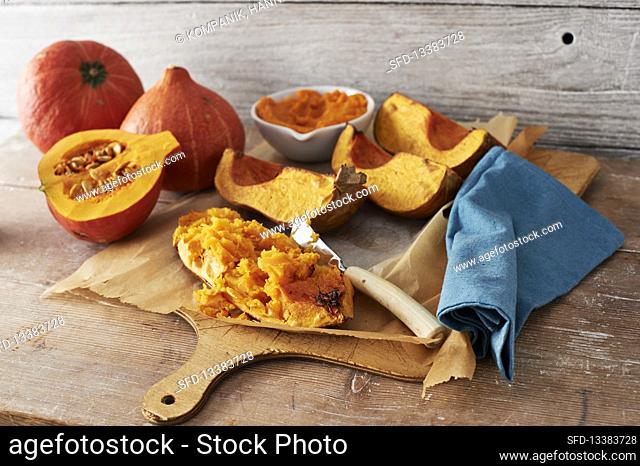 Preparation of pumpkin mash