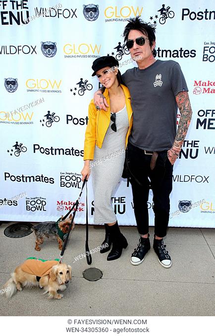 Off The Menu x Postmates: Secret Burger Showdown Featuring: Brittany Furlan, Tommy Lee Where: Beverly Hills, California, United States When: 26 May 2018 Credit:...