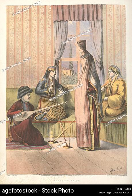 Armenian Bride. Van-Lennep, Henry J. (Henry John) (1815-1889) (Artist) Parsons, Charles (1821-1910) (Lithographer) W. Endicott & Co. (Printer)