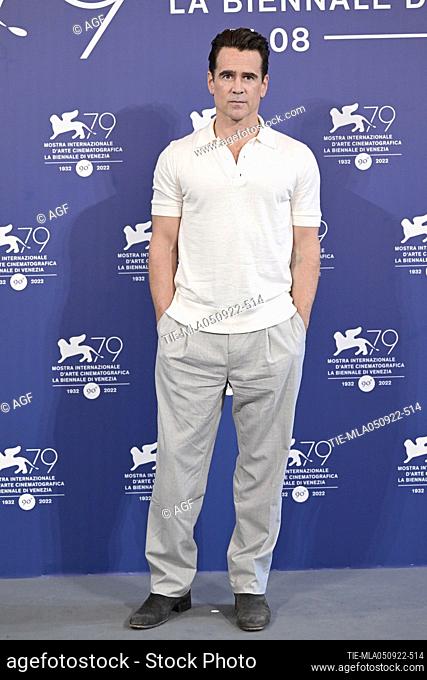 Colin Farrell attends ""The Banshees Of Inisherin"" photocall at the 79th Venice International Film Festival on September 05, 2022 in Venice, Italy
