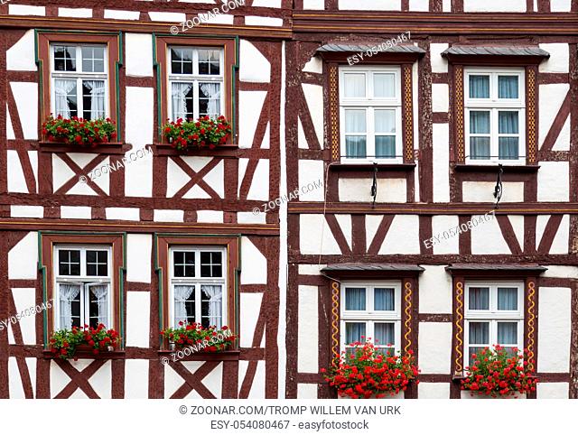 Historic half-timbered houses in Germany
