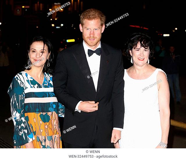 Prince Harry, attends the 100 Women in Finance's Philanthropic Initiatives Featuring: Prince Harry, Amanda Pullinger, Sonia Gardener Where: London