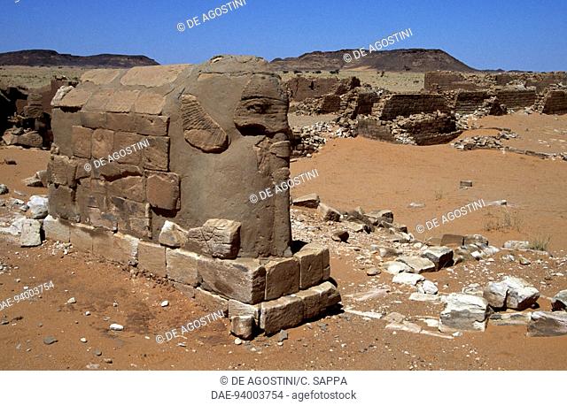 Ruins of the Temple of the Elephant (1st century AD), Mussawwarat, Naga, Kingdom of Kush, Island of Meroe (Unesco World Heritage List, 2011), Sudan