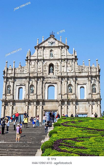 China, Macau, Ruins of St. Paul's Church