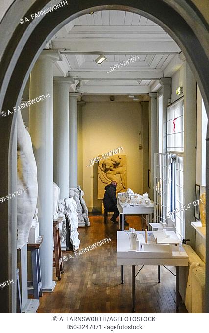 Stockholm, Sweden Visitors inside the artist residence and atelier at the Millesgården museum om Lidingö