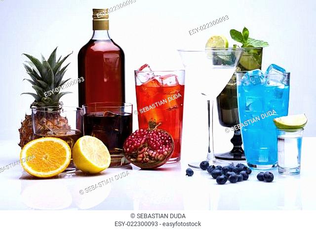 Exotic alcohol drinks
