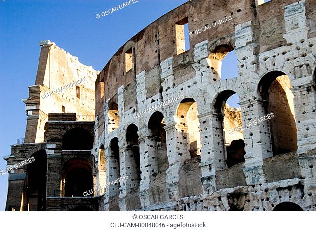 Roman Coliseum, Rome, Lazio, Italy, Western Europe