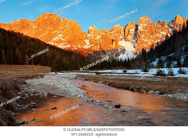 Venegia Valley, Dolomites, Trentino, Italy