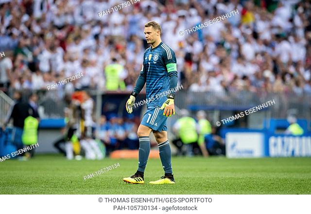goalkeeper Manuel Neuer (Germany) thoughtfully GES / Football / World Championship 2018 Russia: Germany - Mexico, 17.06.2018 GES / Soccer / Football / Worldcup...