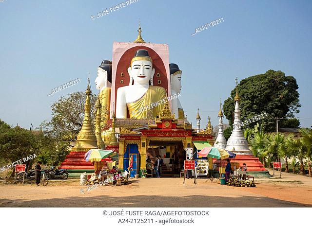 Myanmar , Pegu province, near Bago City , Kyaikpun Pagoda