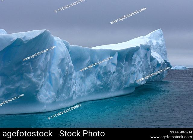 Antarctica, Antarctic Peninsula, Iceberg floating on Southern Ocean