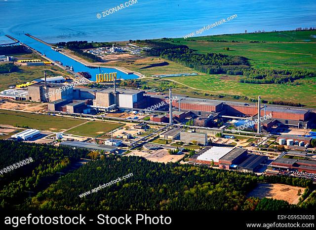nuclear power station near baltic sea
