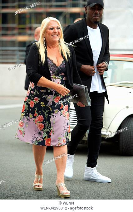 Cast and celebrities attend the world premiere of Bromley Boys held at Wembley Stadium, London Featuring: Vanessa Feltz Where: London