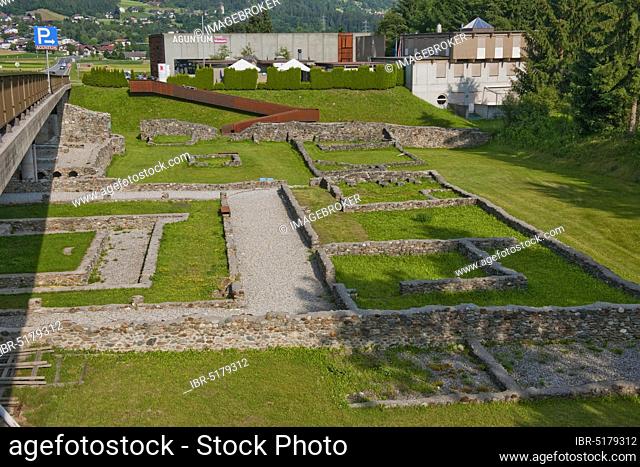 Aguntum, Europe, Municipium Claudium Aguntum, Ruins of a Roman Village, Dölsach, Lienz, East Tyrol, Tyrol, Austria, Europe