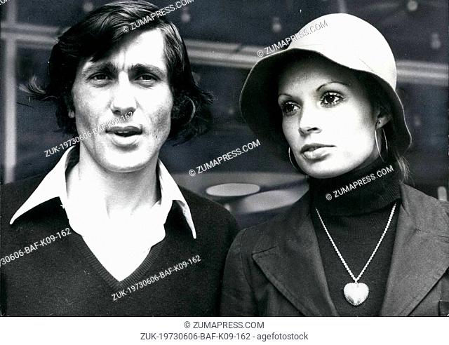 Jun. 06, 1973 - Tennis Star Ilie Nastase has Kidney trouble: Rumanian tennis star Ilie Nastase, who is favorite to win the men's singles title at Wimbledon