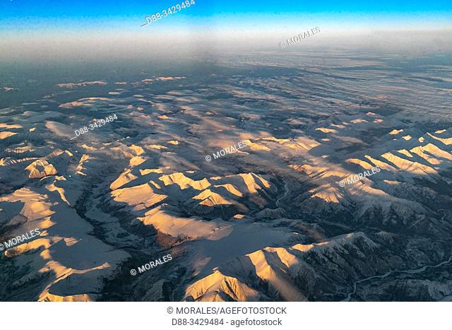 Russia, West of the Baikal Lake, mountains between Slioudianka and Sorok